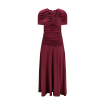 Ruched midi Dress in jersey