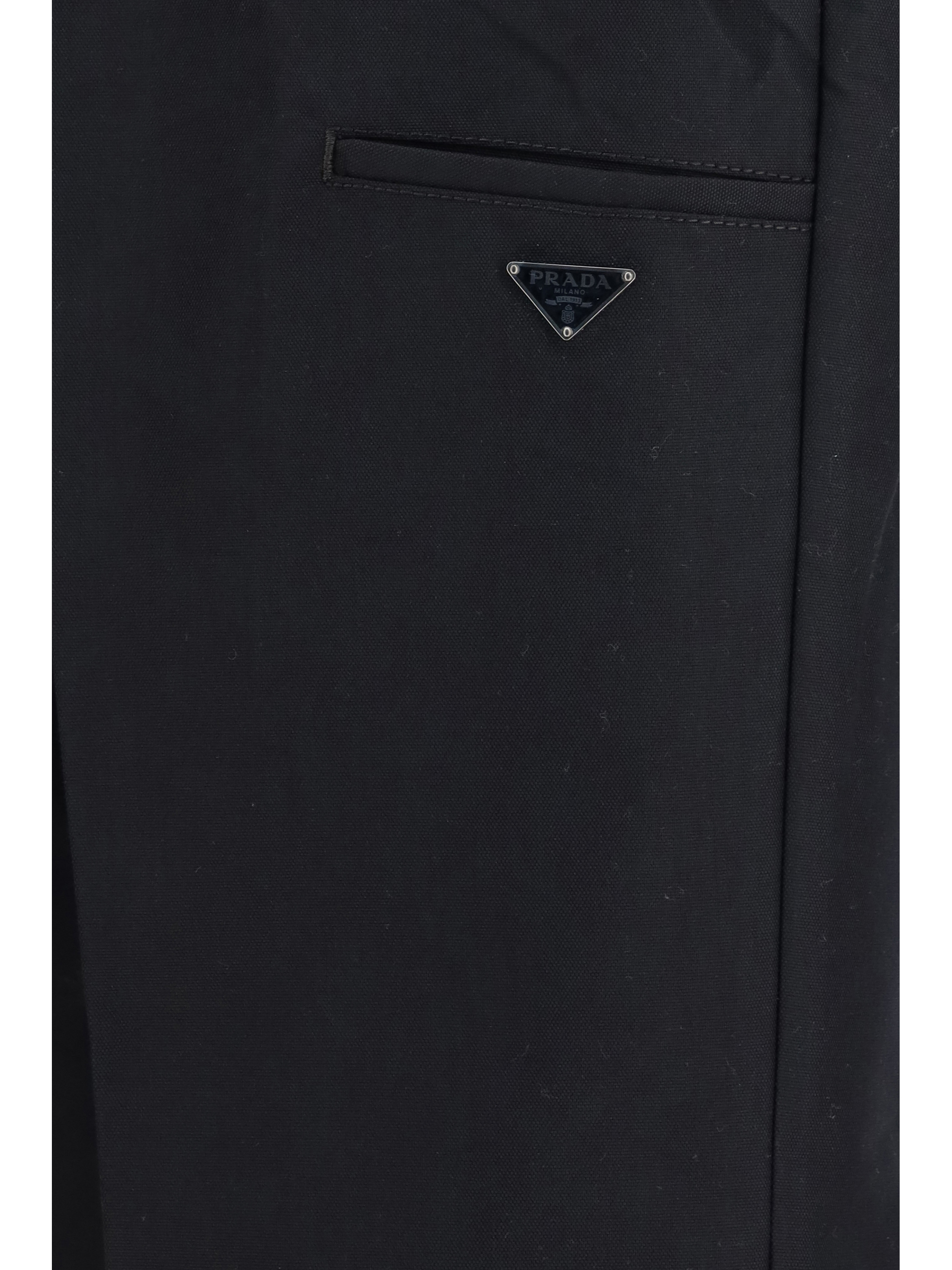 Technical wide-leg Pants in canvas
