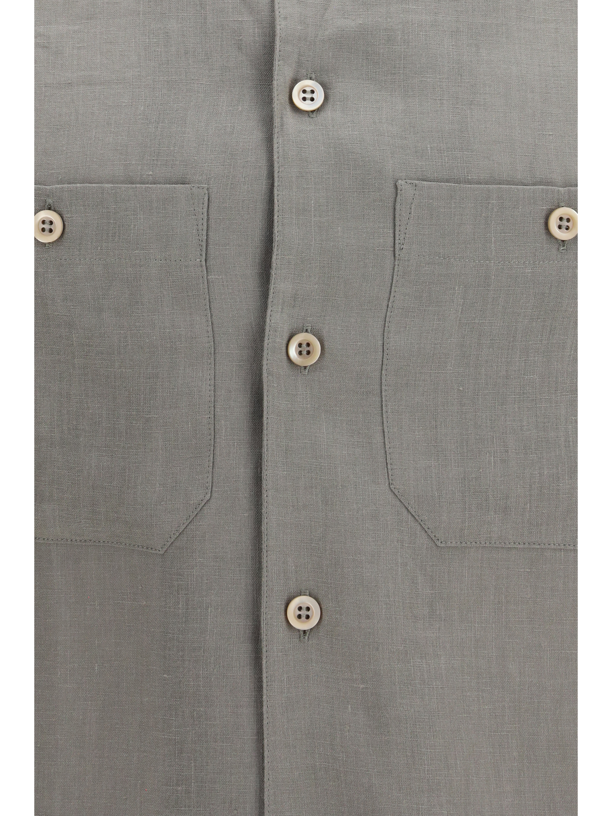 Easy-fit linen Shirt with chest pockets