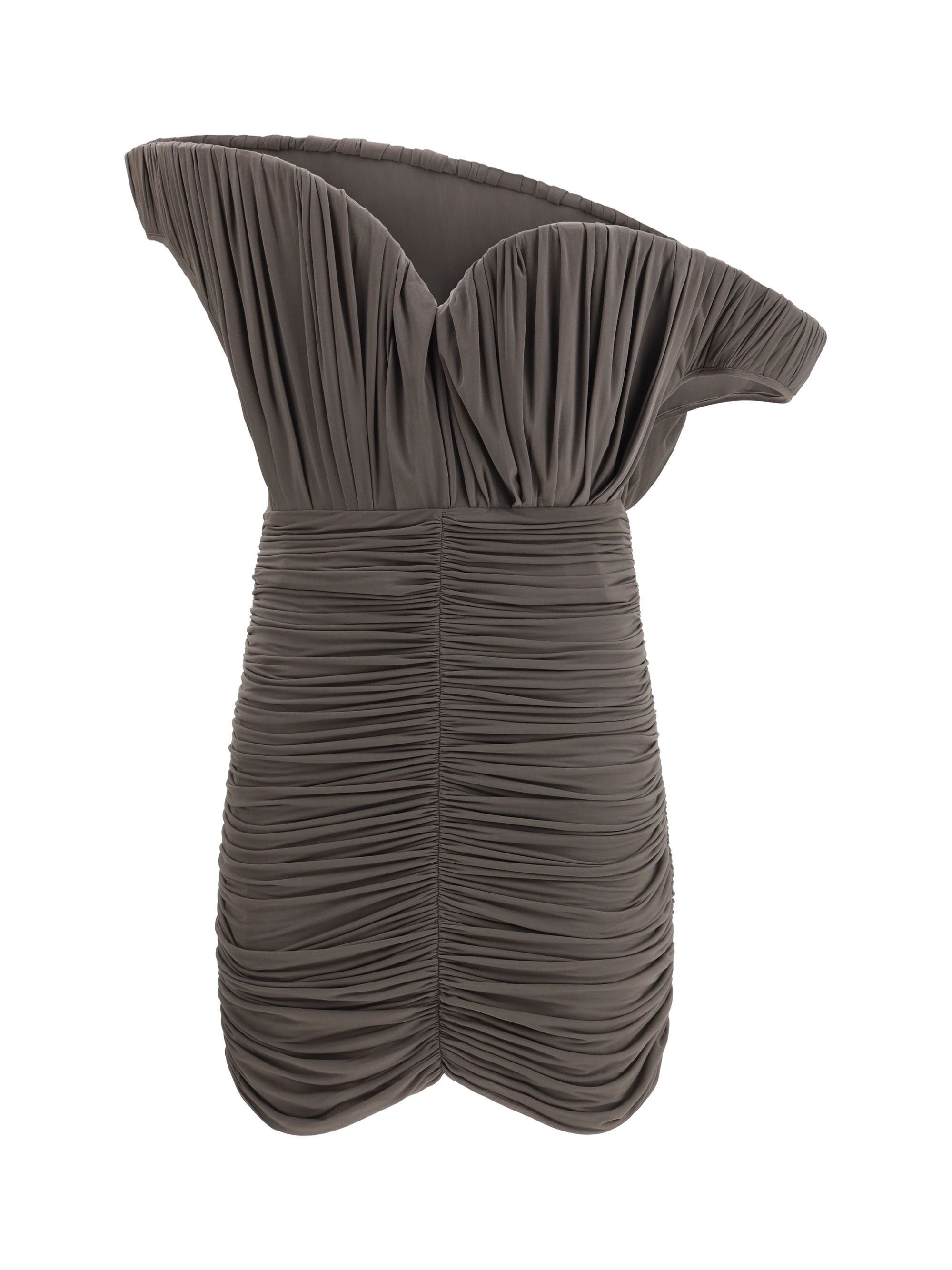 Asymmetrical petal mini Dress