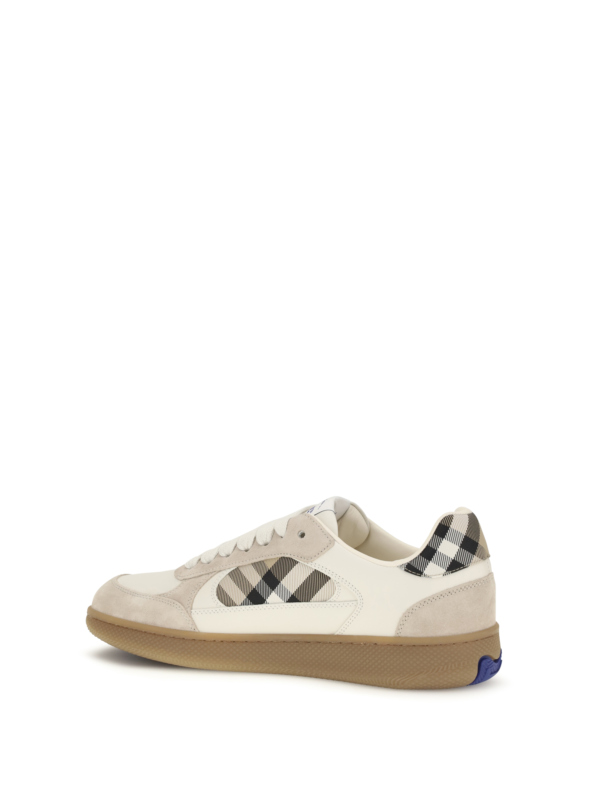 Terrace leather and Check Sneakers