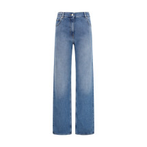 Straight-leg Jeans in denim