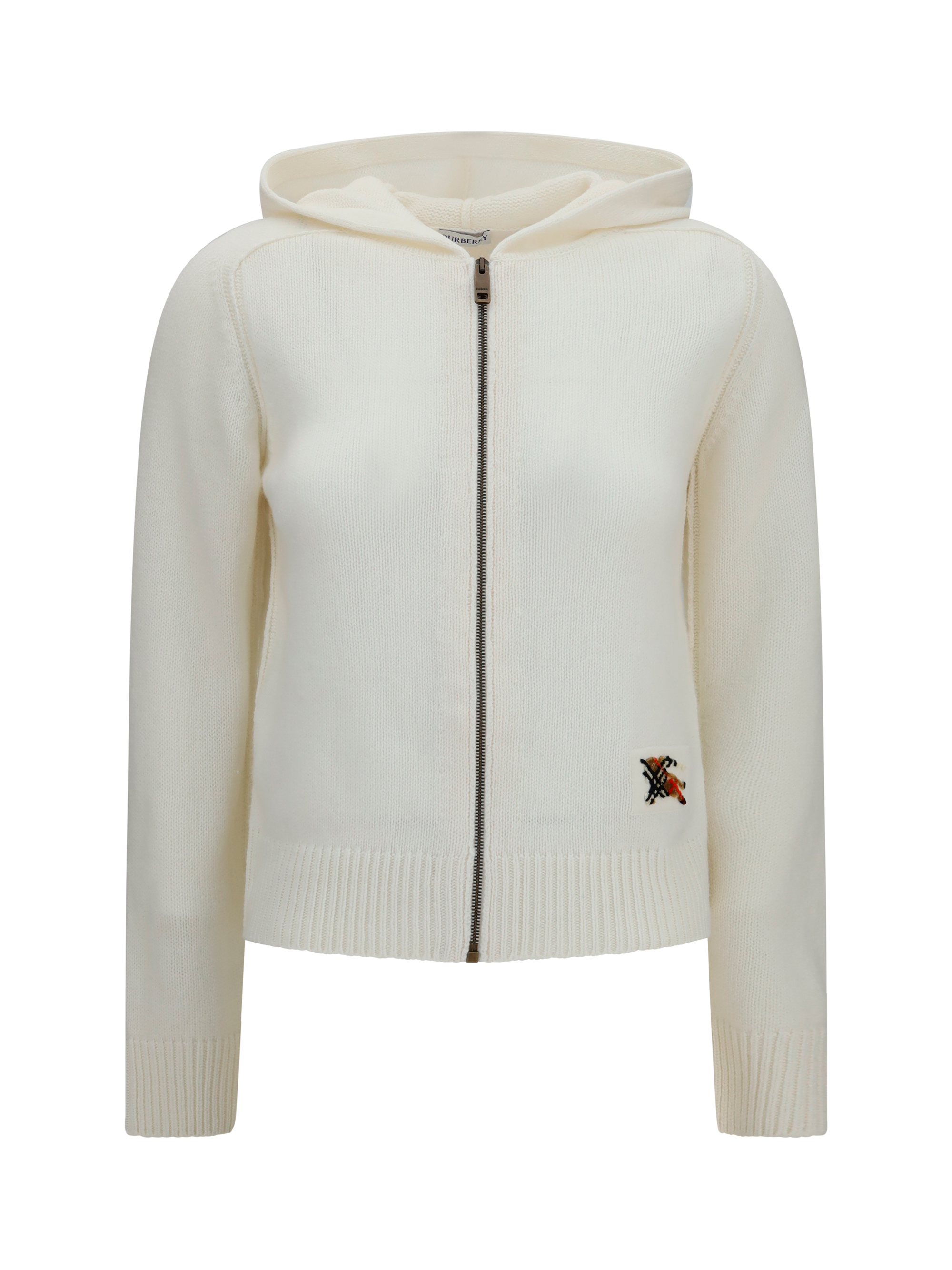 Wool hooded Cardigan
