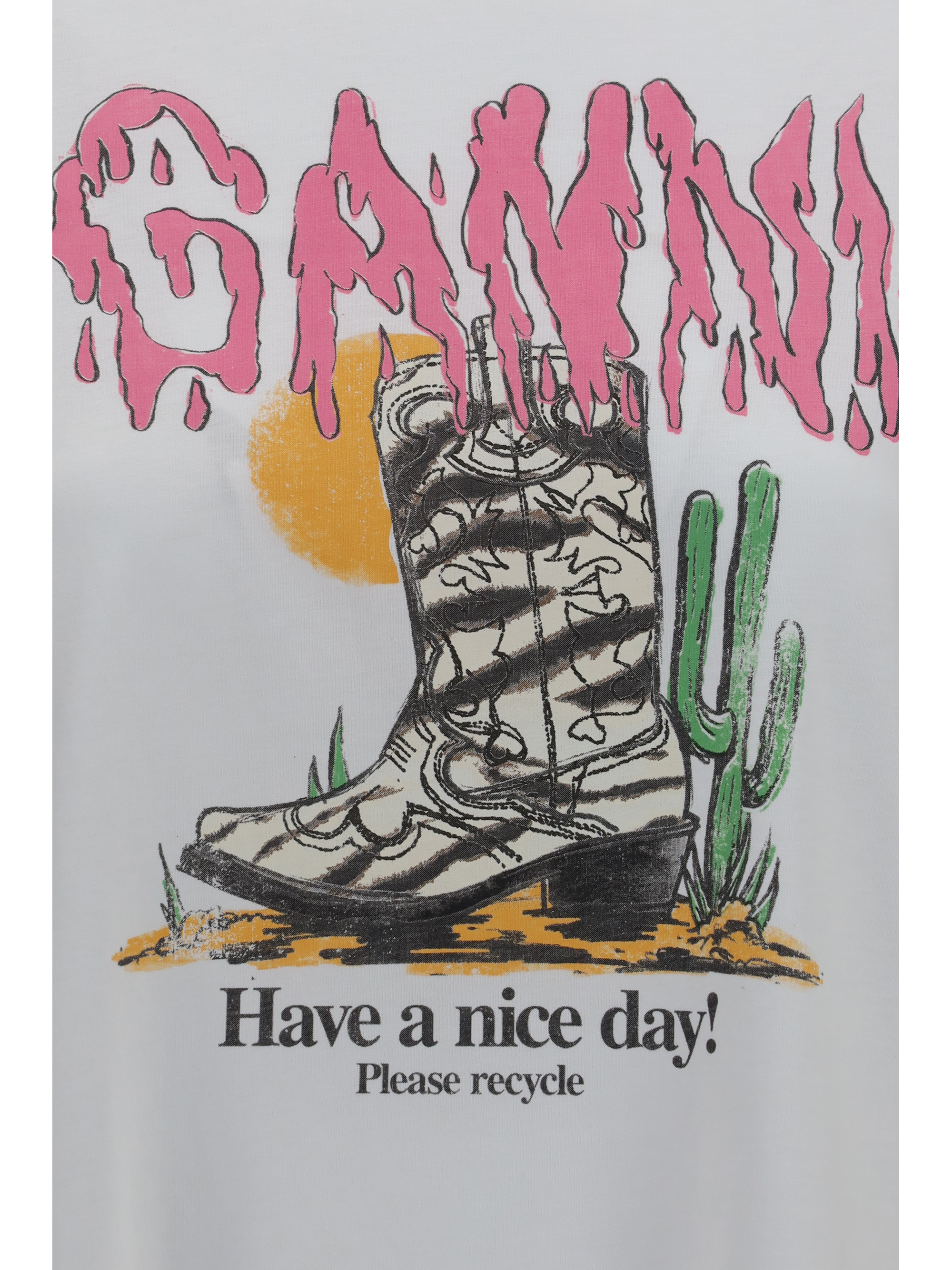 Western T-shirt with cowboy boots