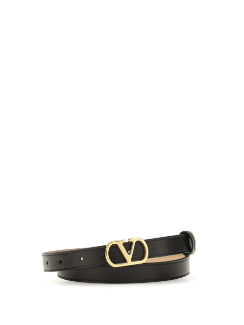 Smooth leather reversible Belt