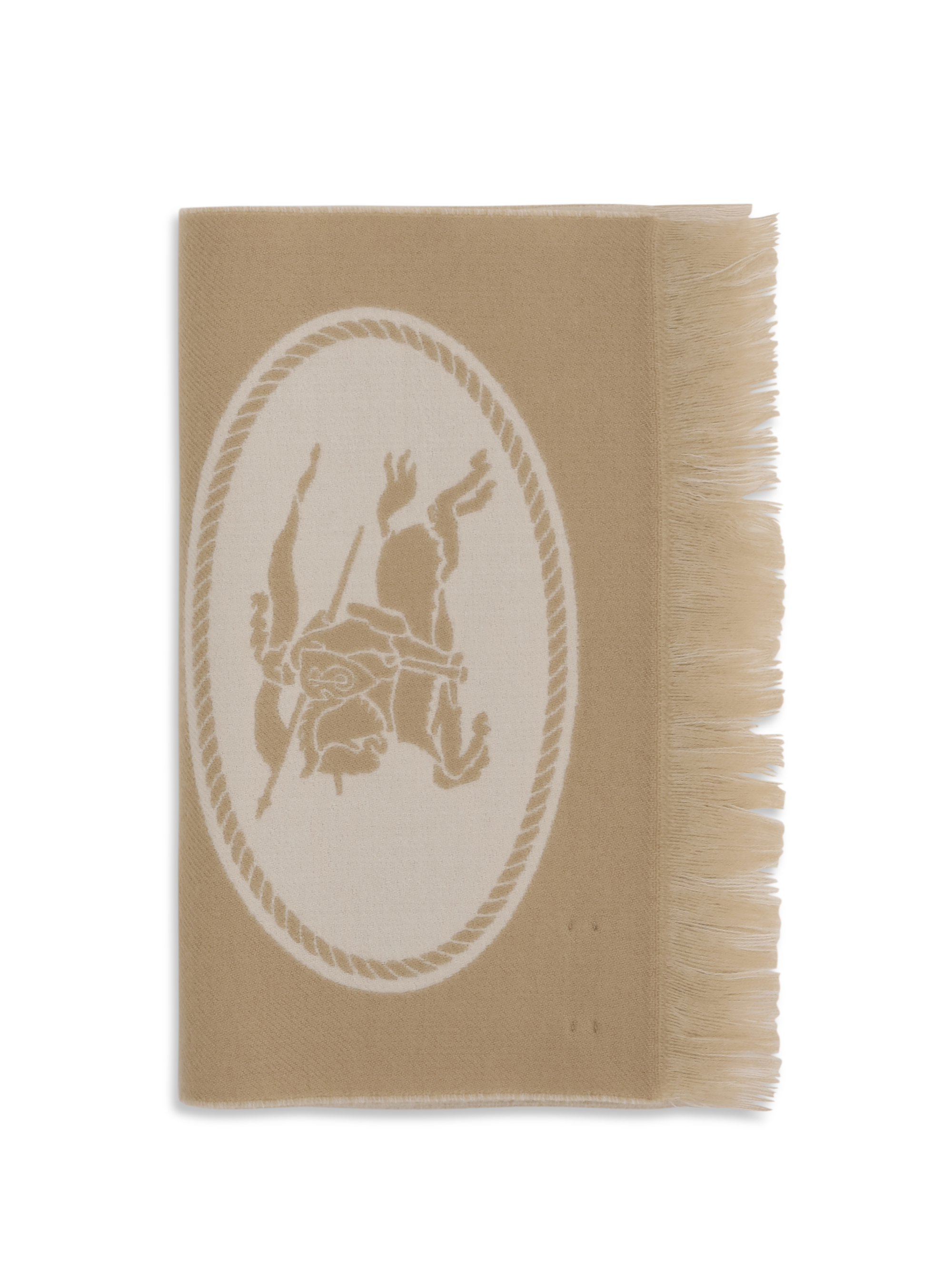 Logo wool Scarf