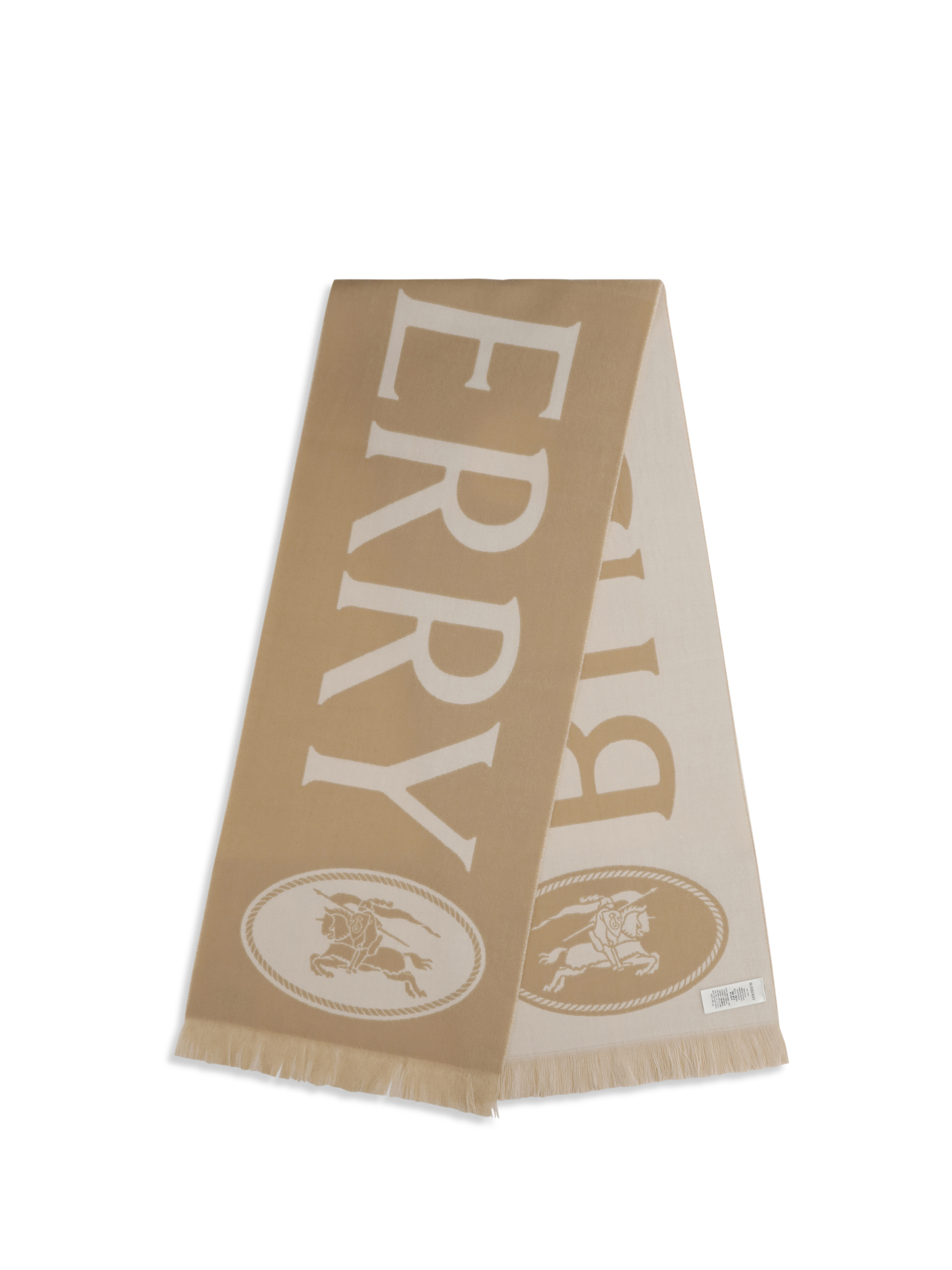 Logo wool Scarf