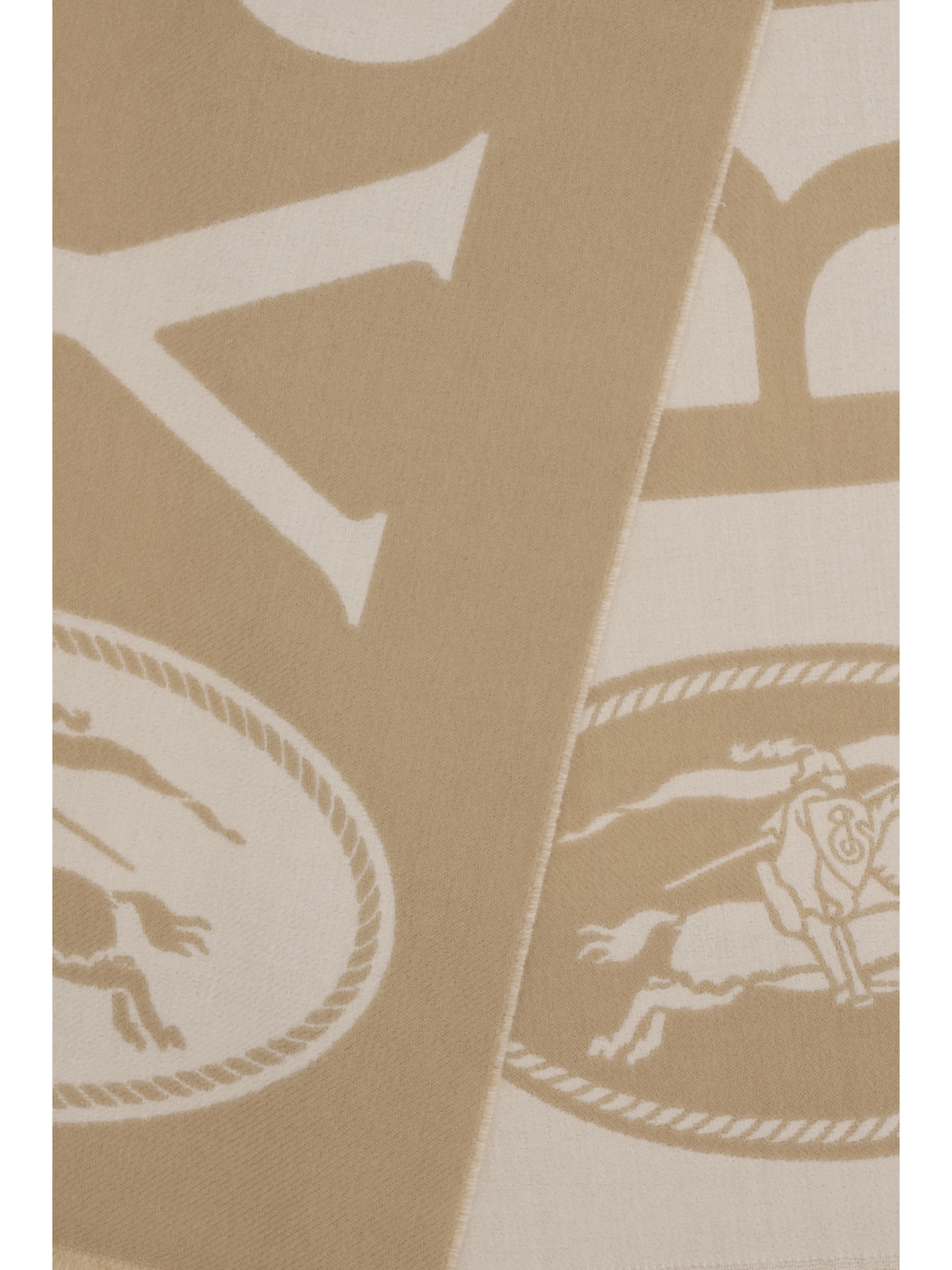Logo wool Scarf