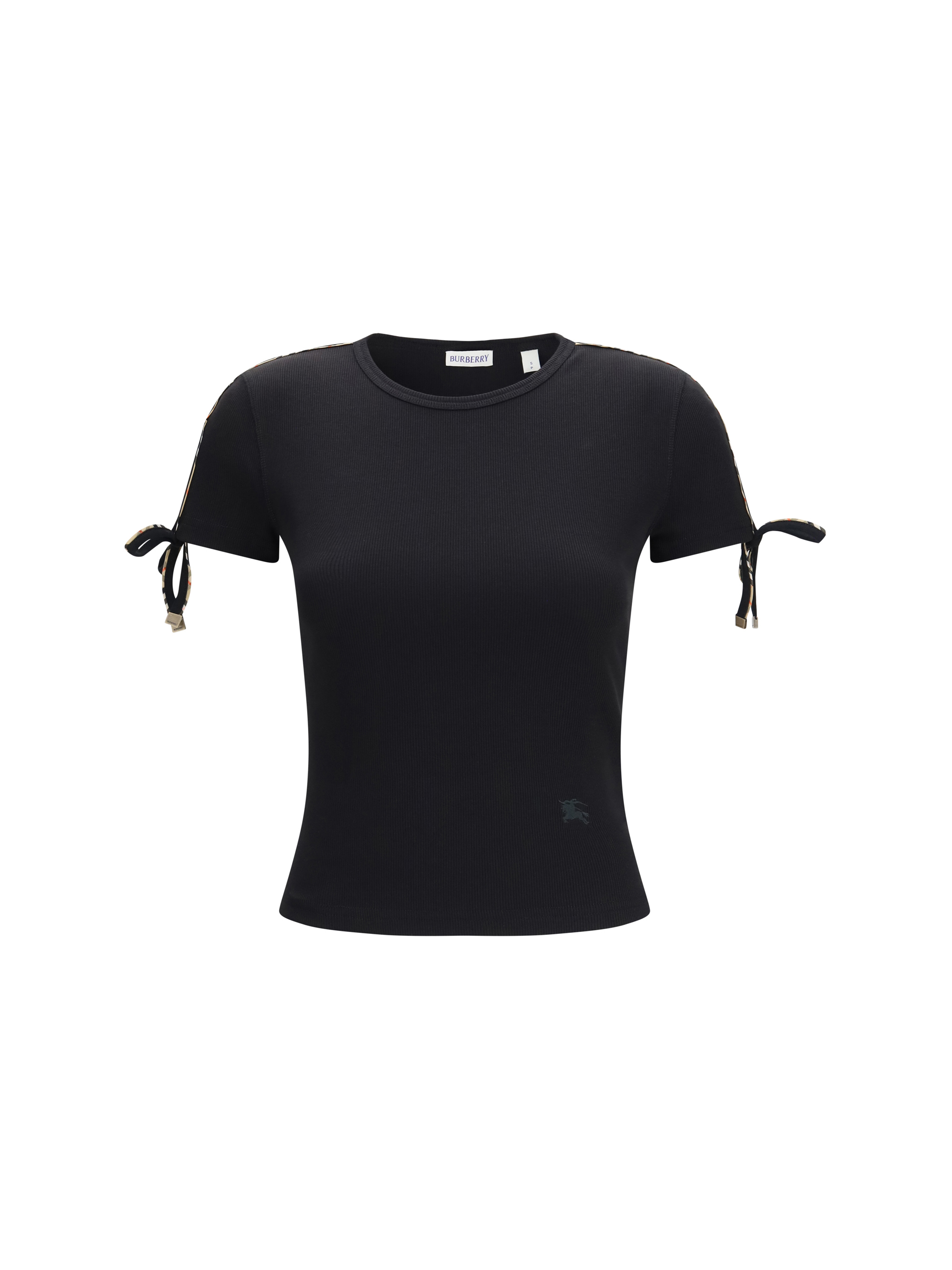 Cotton lace-detail T-shirt