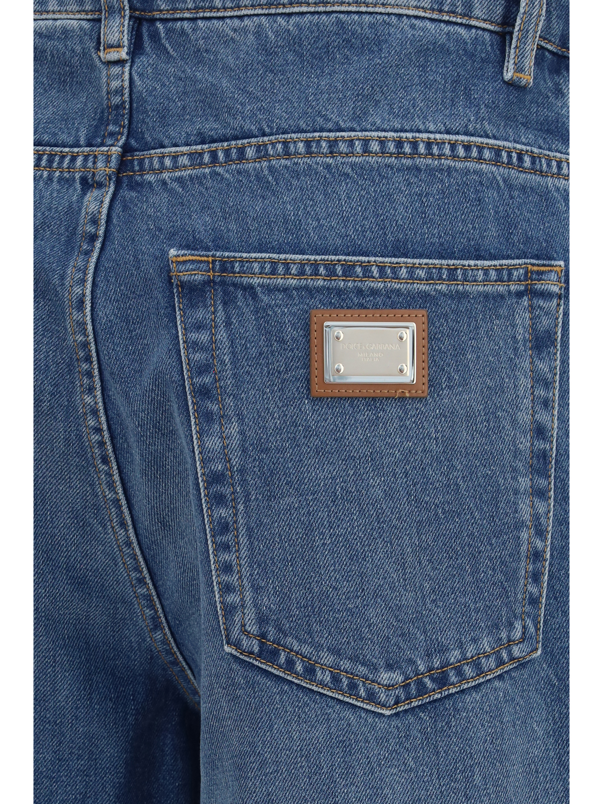 Straight-leg five-pocket Jeans