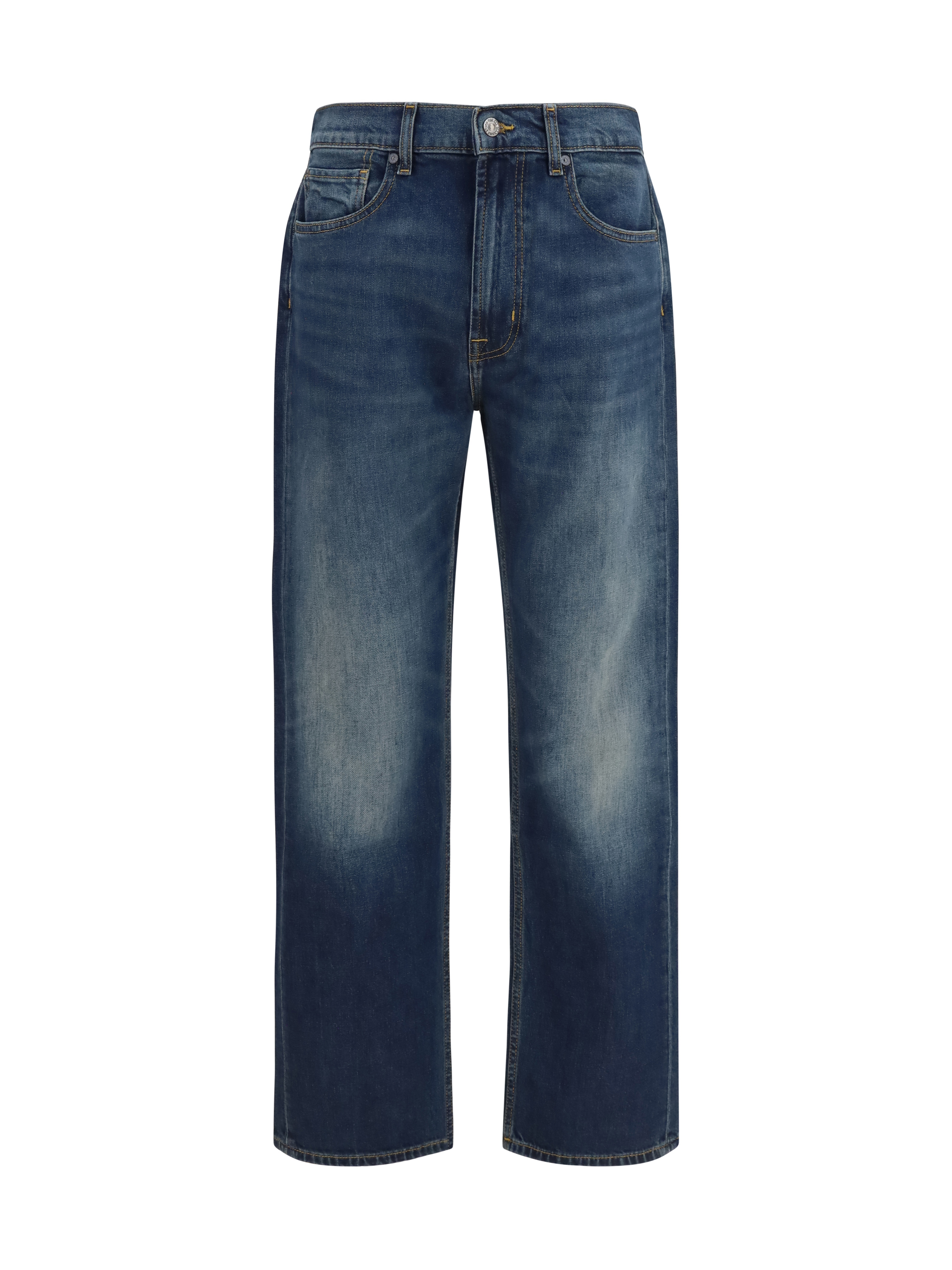 Straight-leg denim Jeans