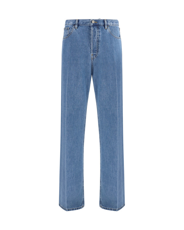 Straight-leg denim Jeans