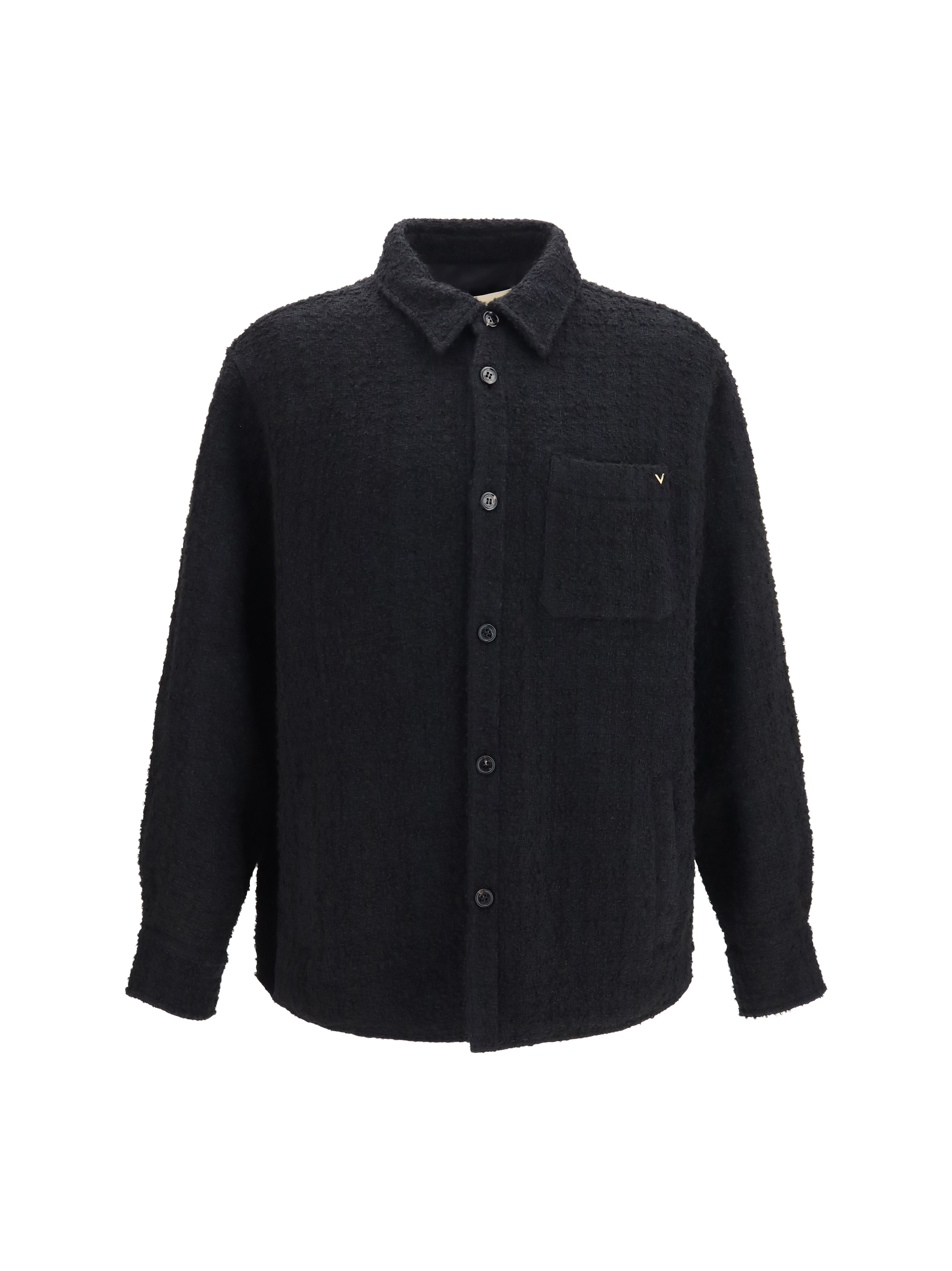 Textured high-neck Jacket