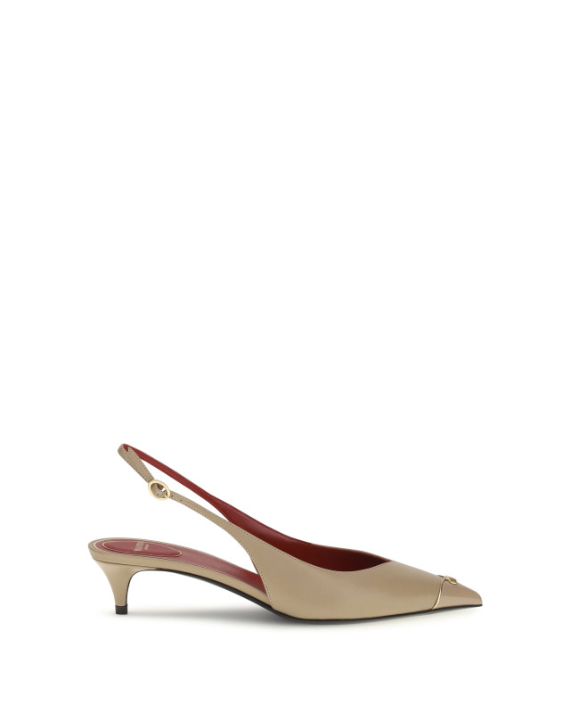 VLogo Signature kitten-heel slingback Pumps
