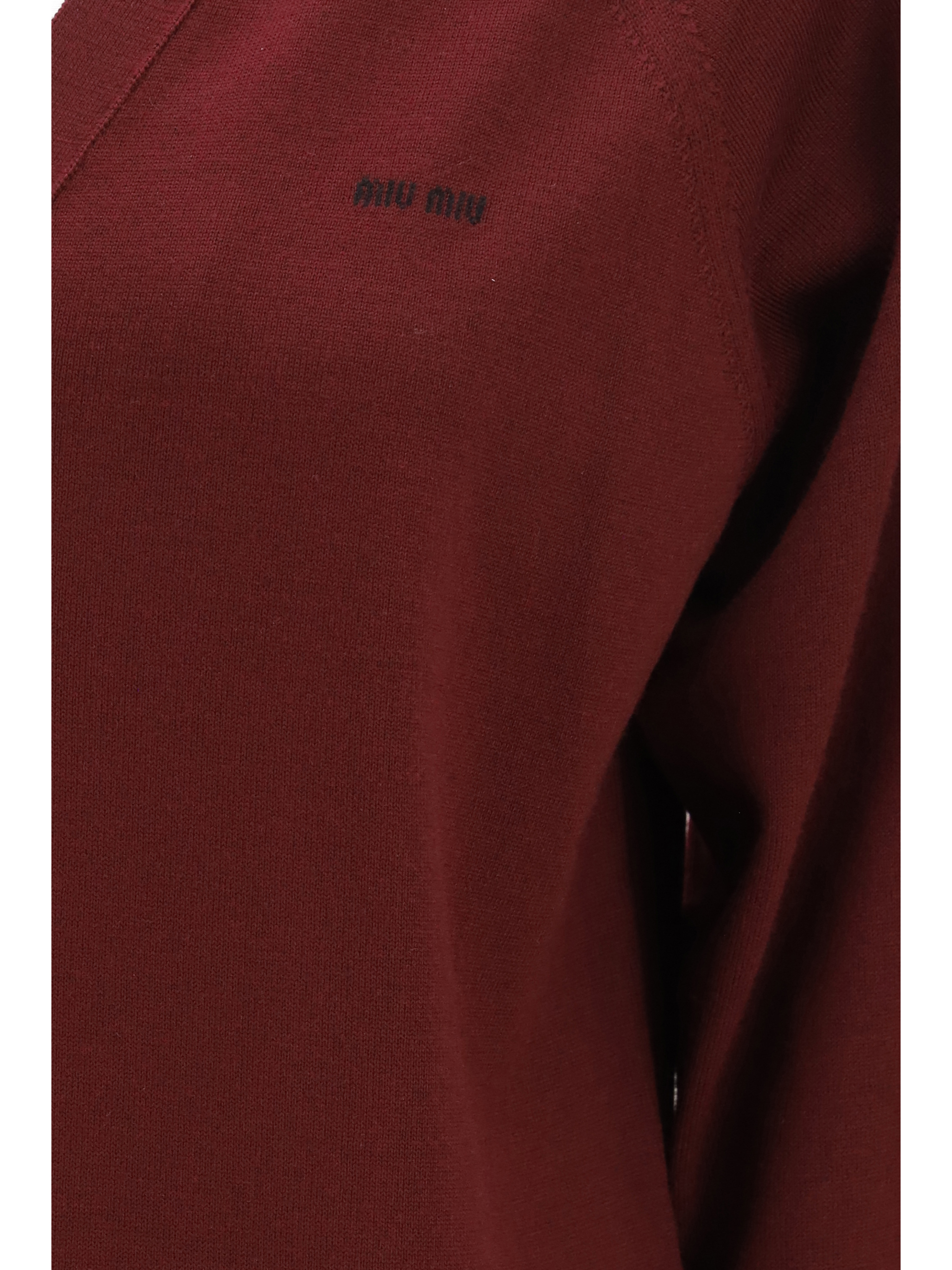 Virgin wool Cardigan with a collar