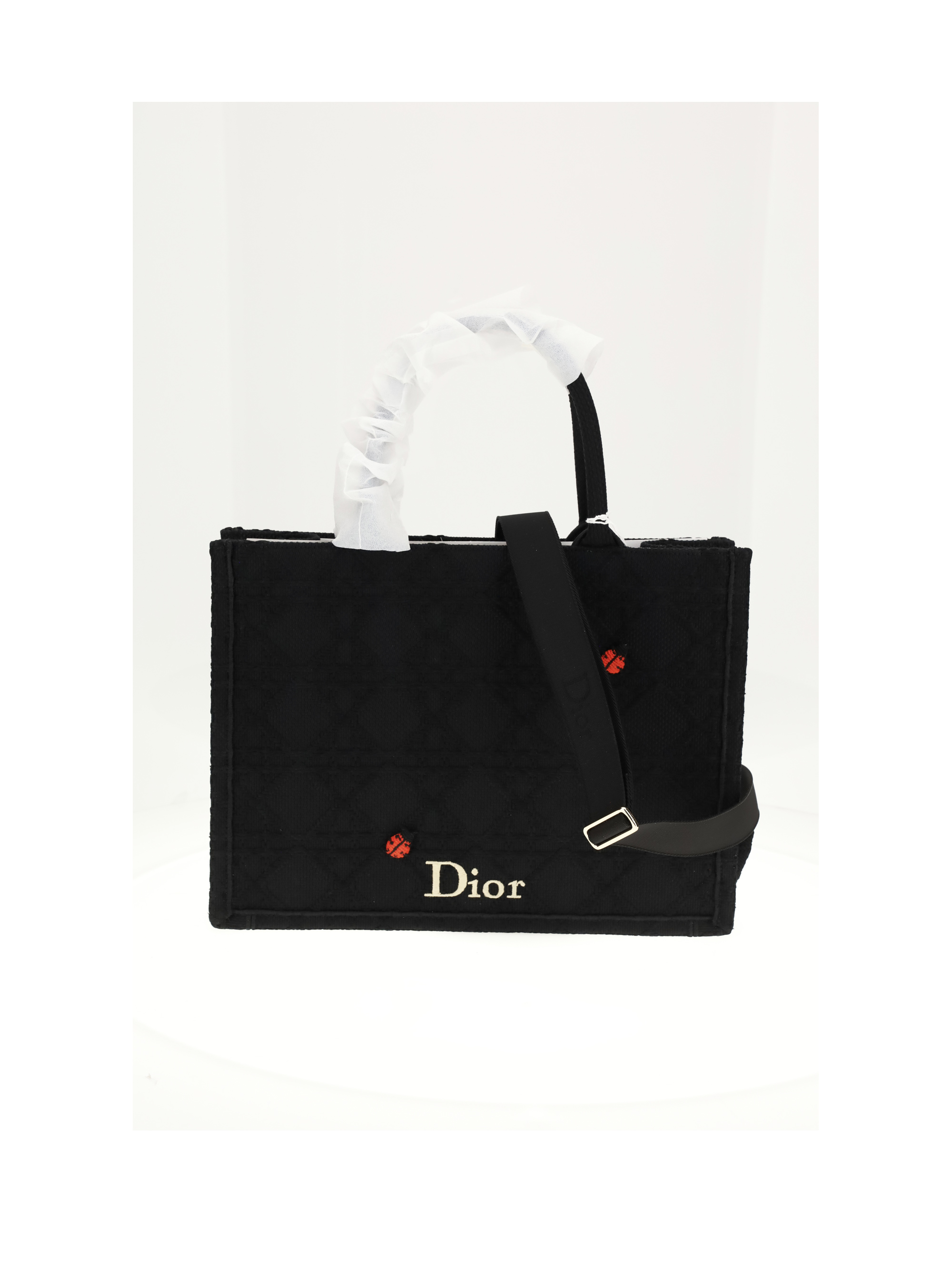 MEDIUM BOOKTOTE RAFFIA CANNAGE WITH LADY