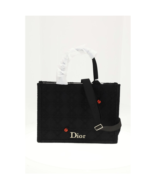 MEDIUM BOOKTOTE RAFFIA CANNAGE WITH LADY