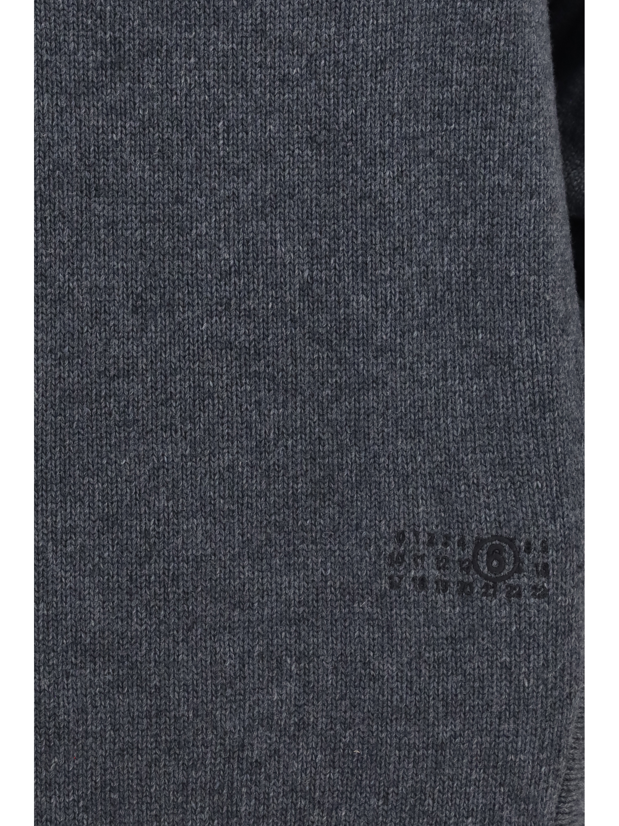 Wool-blend mini Dress with wide sleeves