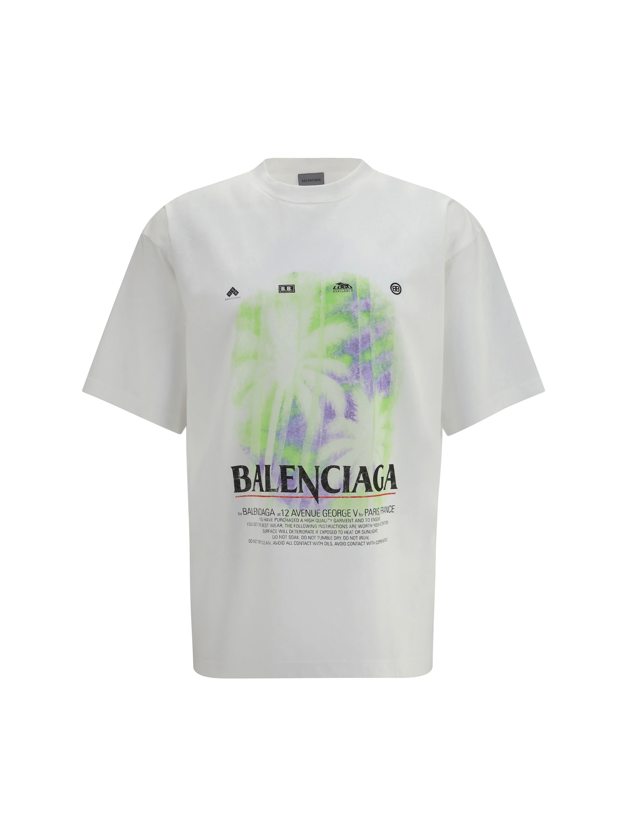 Printed cotton T-shirt
