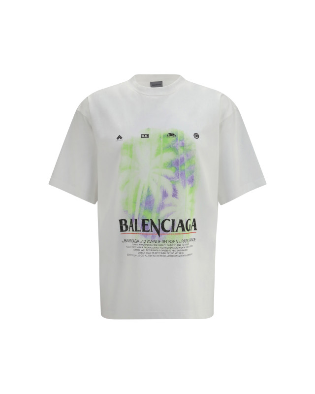Printed cotton T-shirt