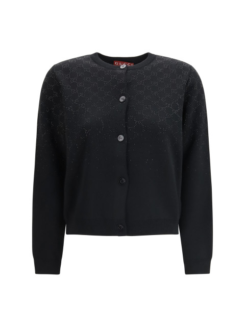 Long-sleeve crew-neck Cardigan