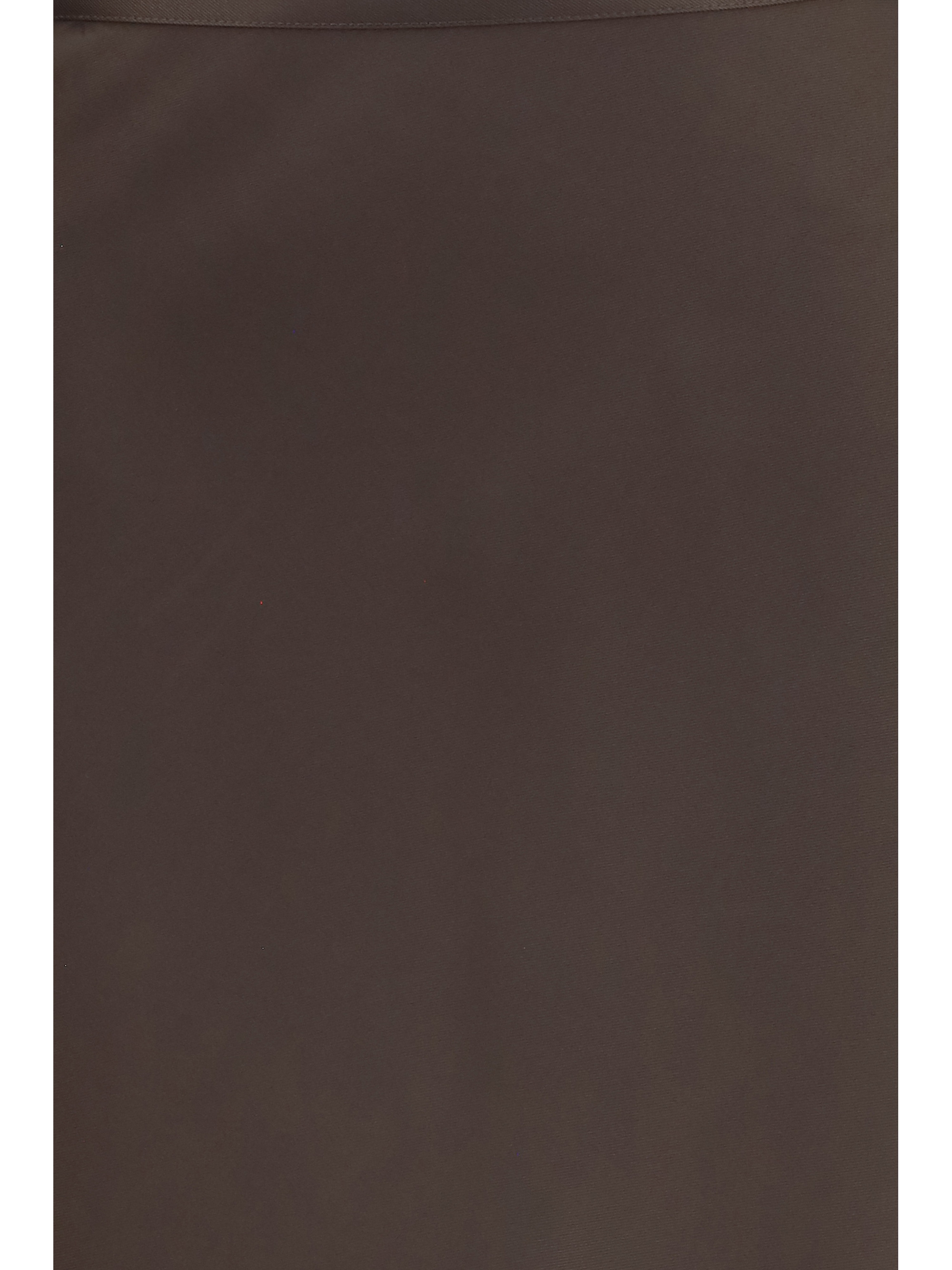 Silk twill A-line maxi Skirt