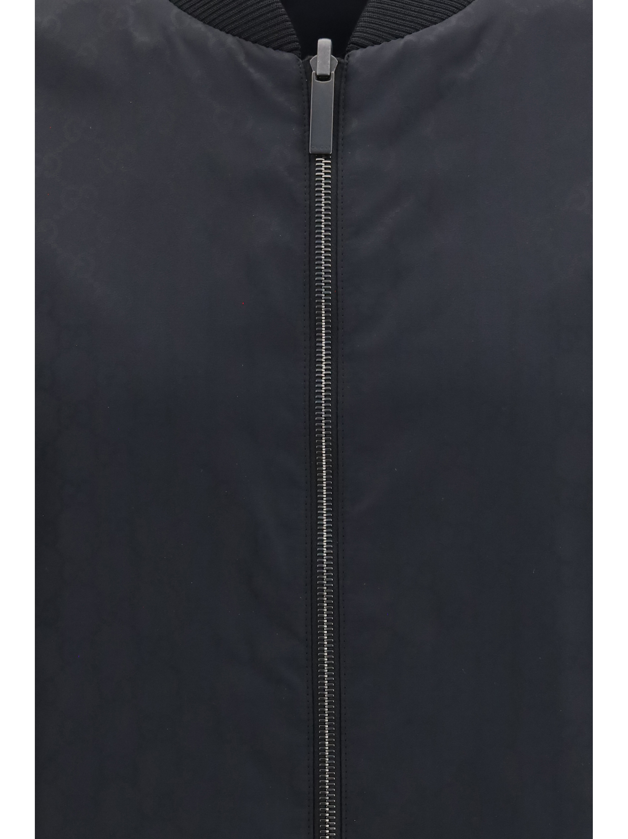 Reversible zip Jacket in lightweight silk faille