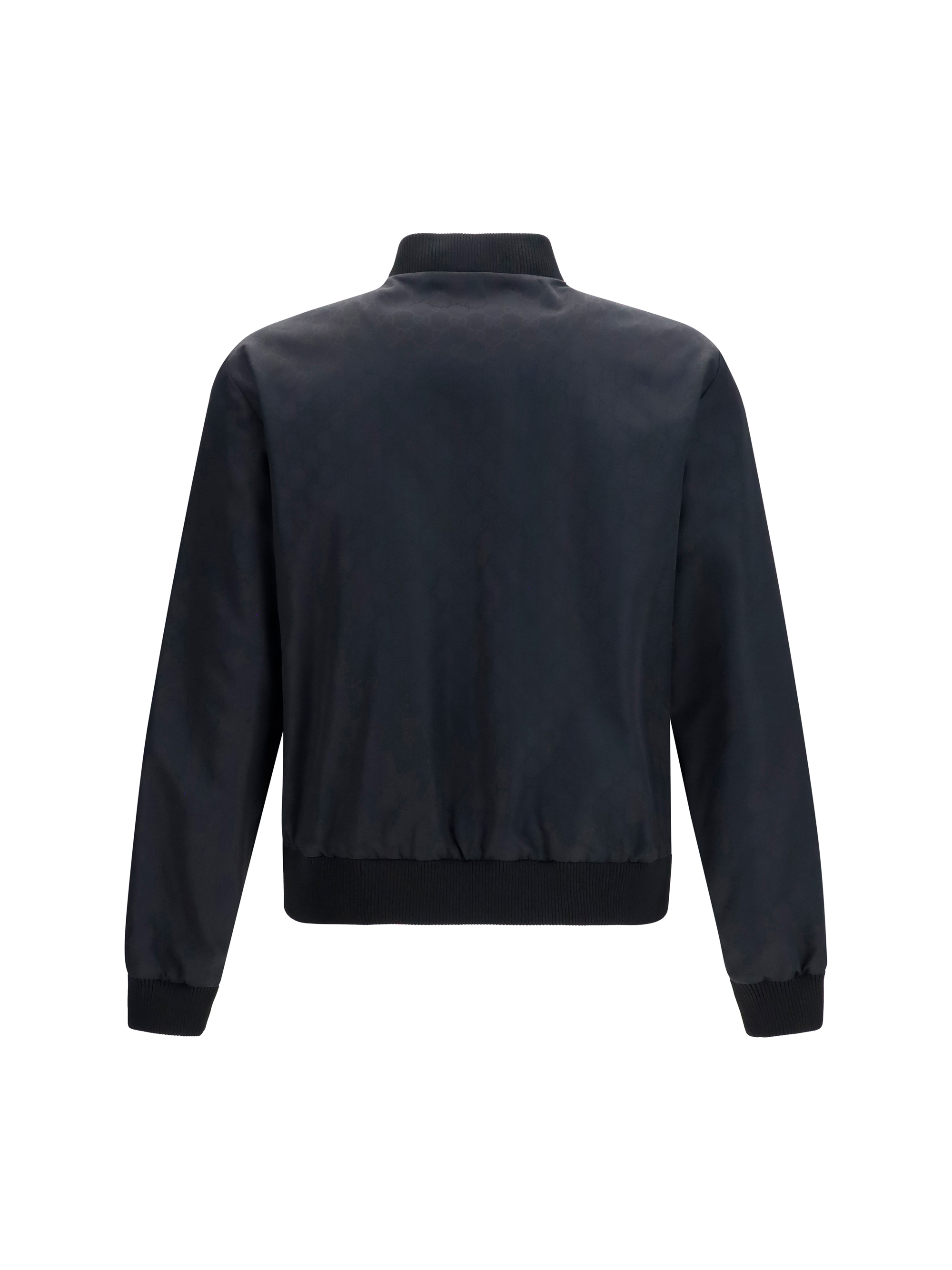 Reversible zip Jacket in lightweight silk faille