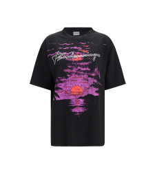 Printed cotton T-shirt