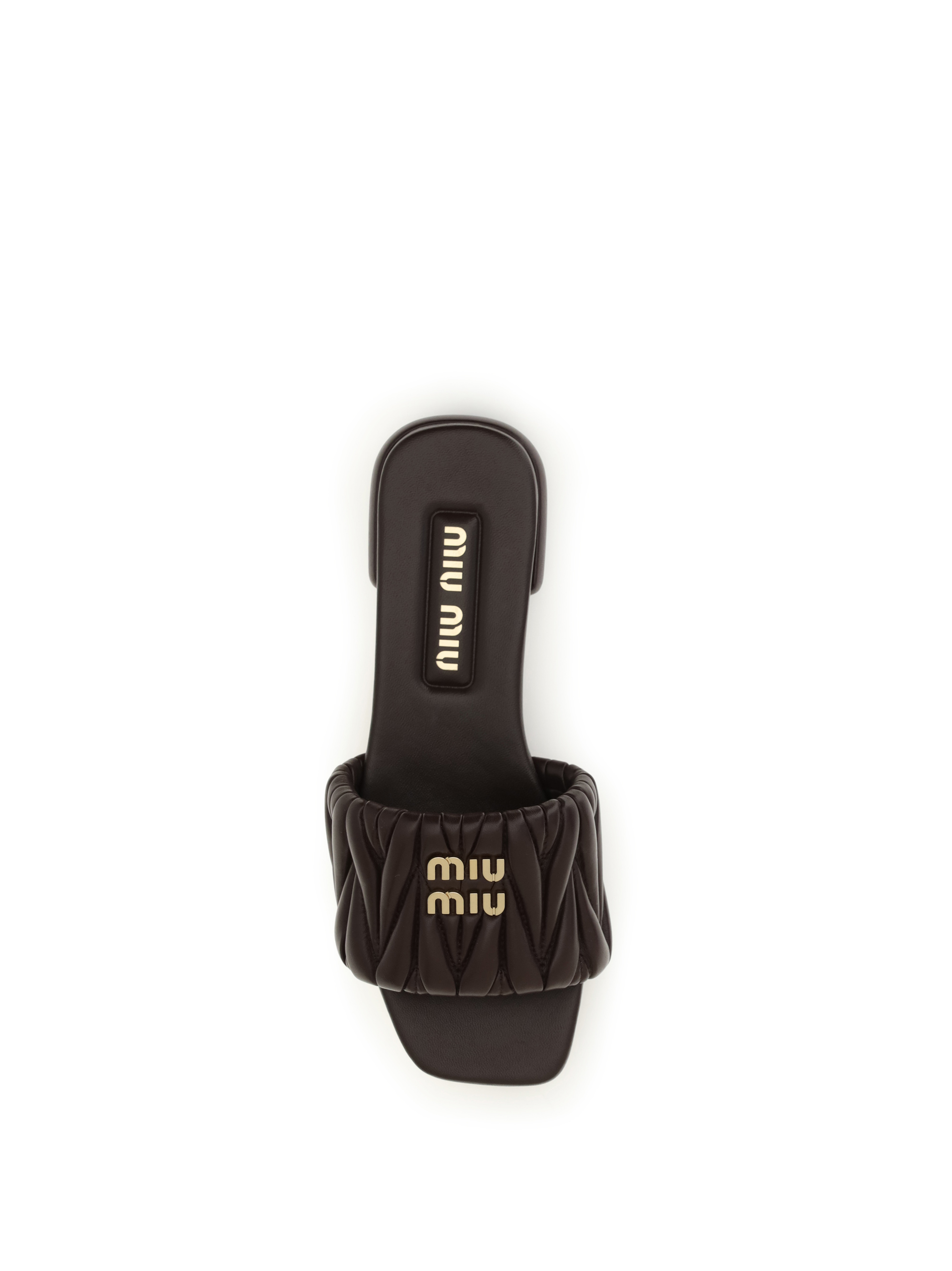 Matelassé nappa leather Sandals