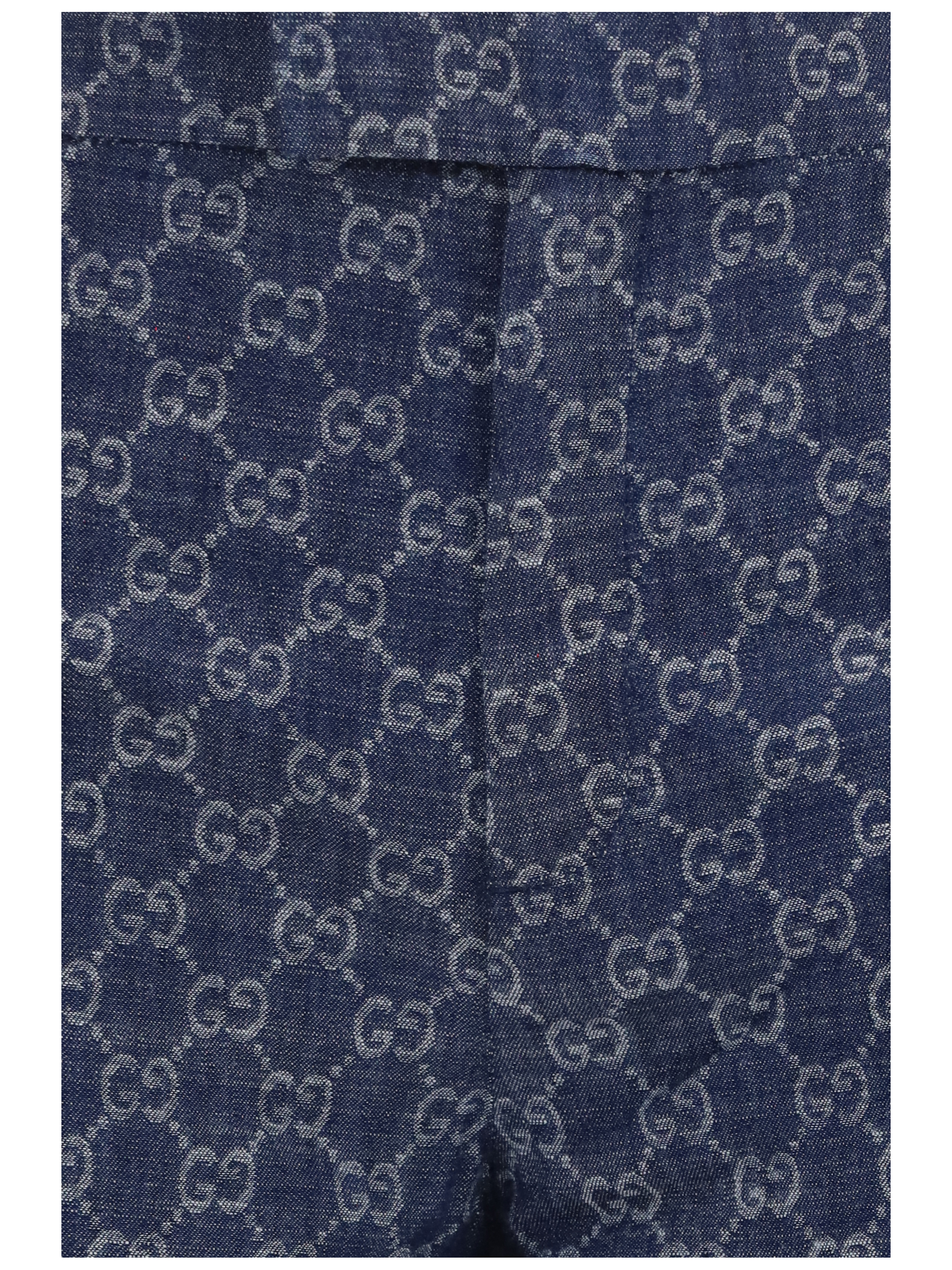 GG cotton jacquard denim Pants
