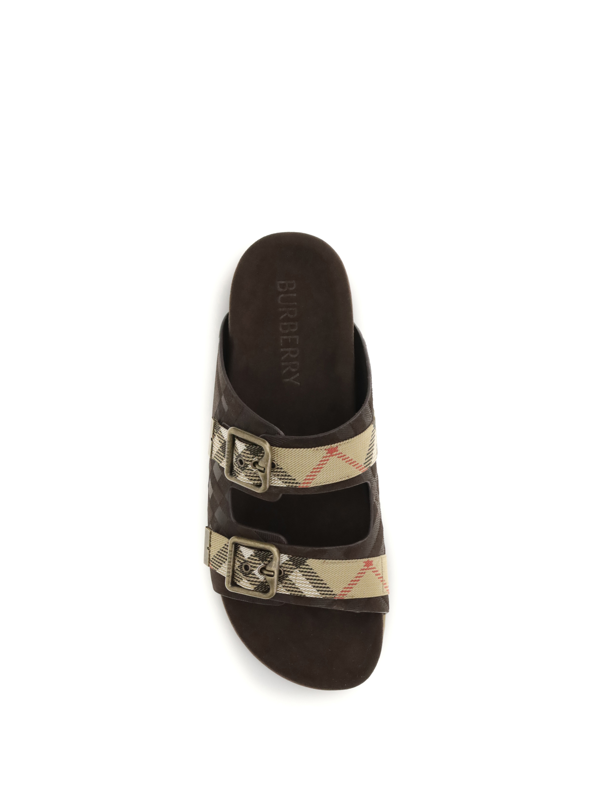 Check suede Urchin Sandals