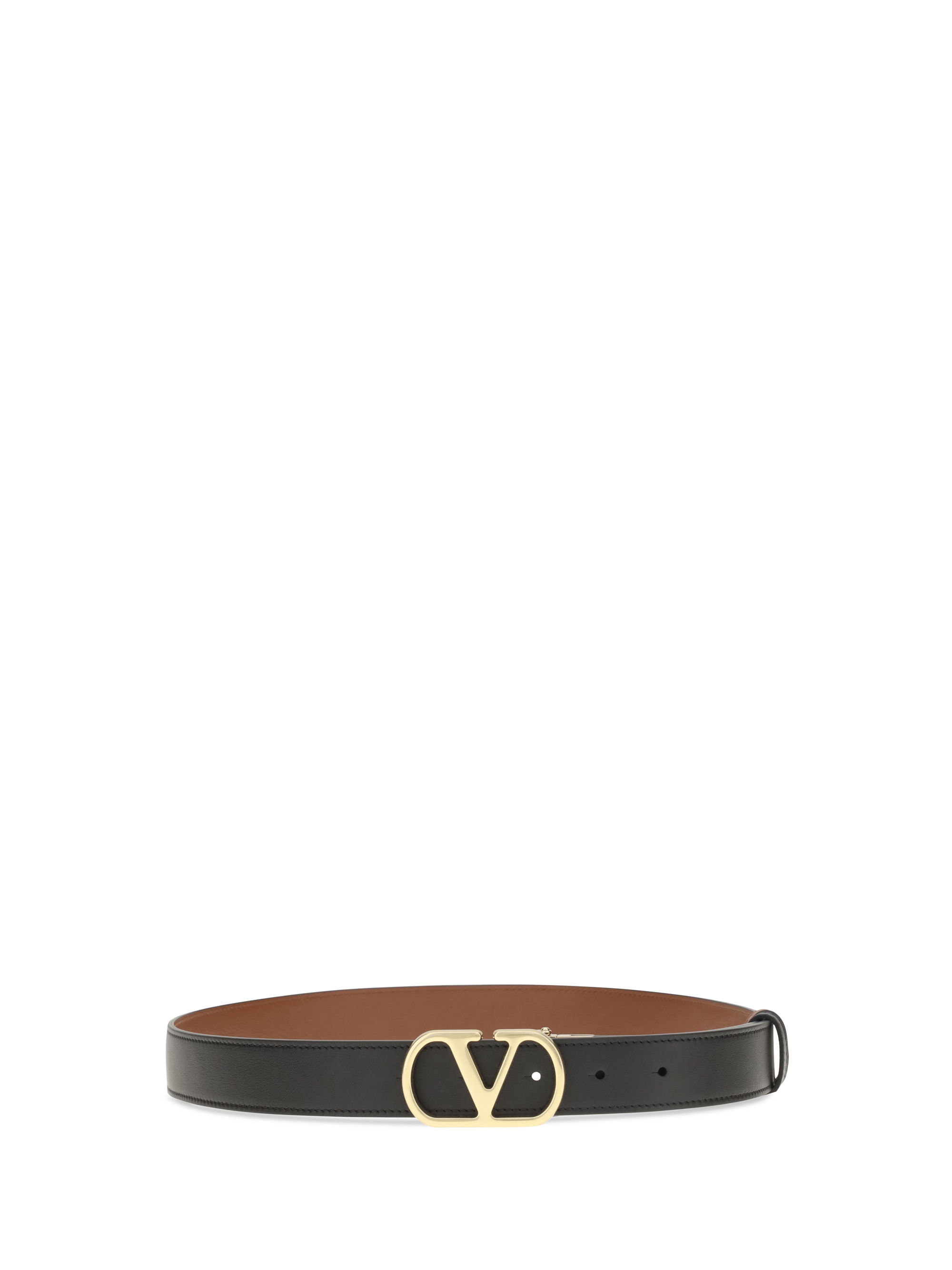 Reversible VLogo Signature Belt