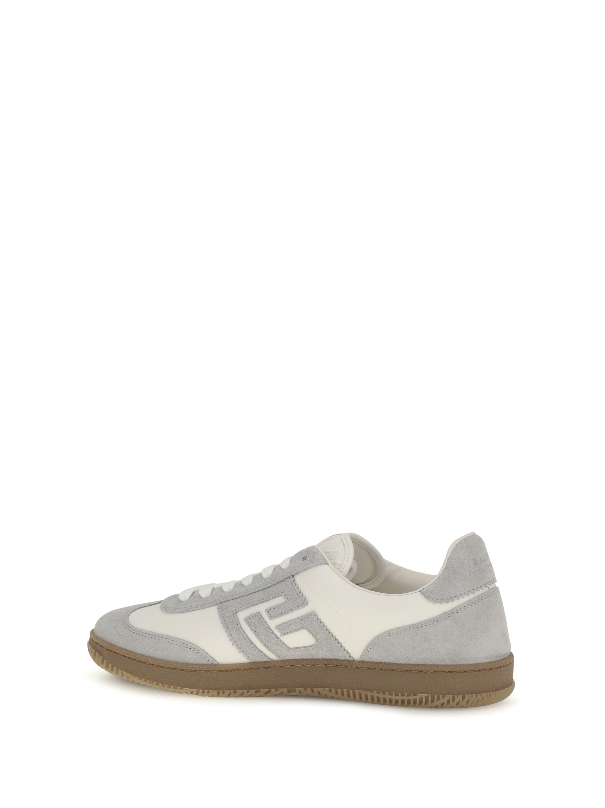 Swan Sneakers in suede and smooth leather
