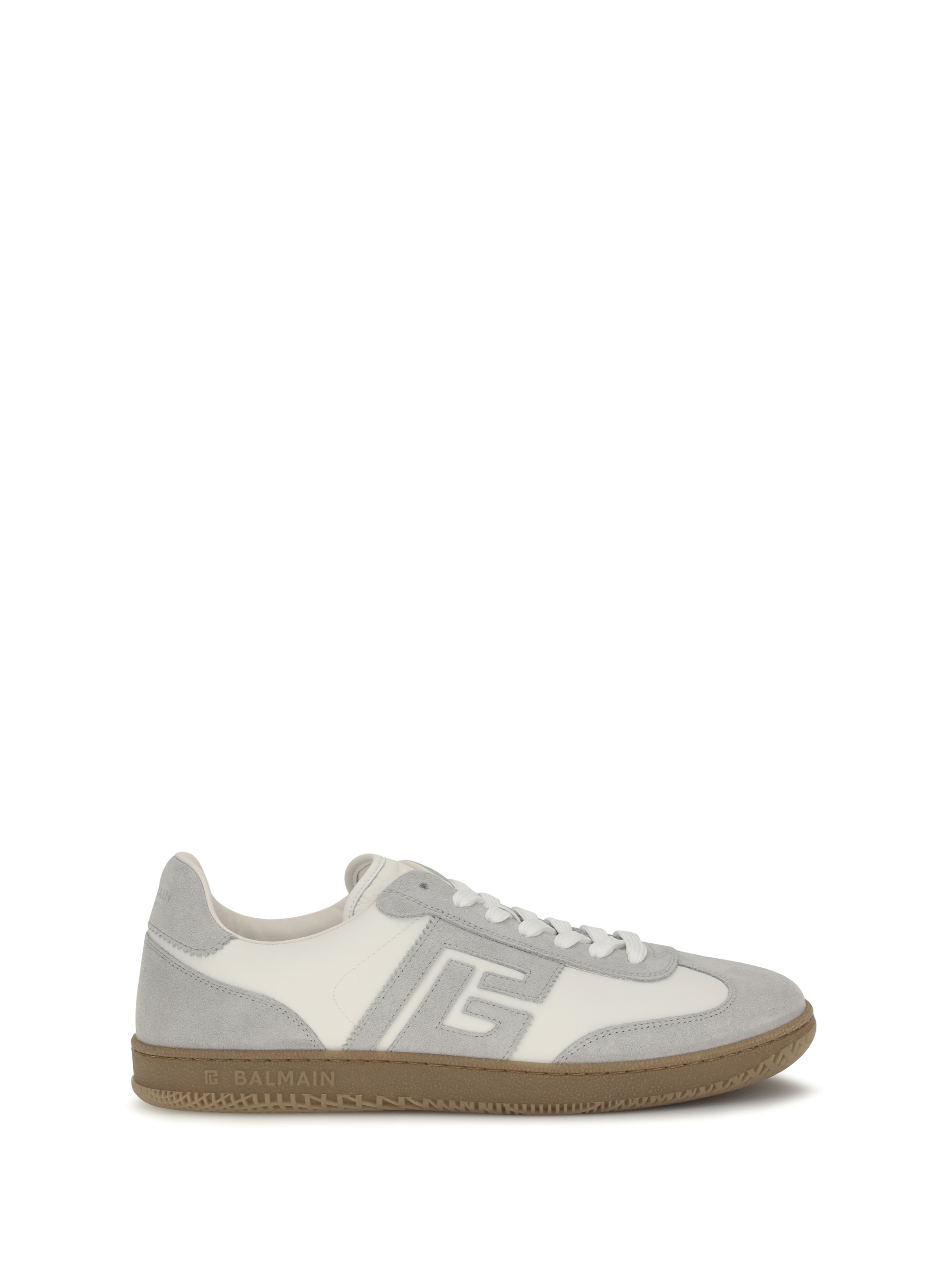 Swan Sneakers in suede and smooth leather