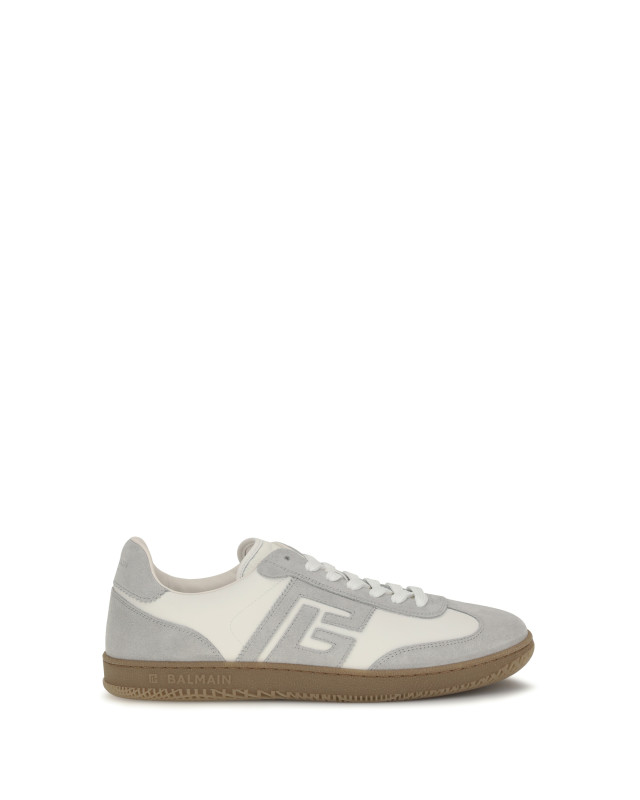 Swan Sneakers in suede and smooth leather
