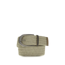 Braided linen Belt with Shiny Loop