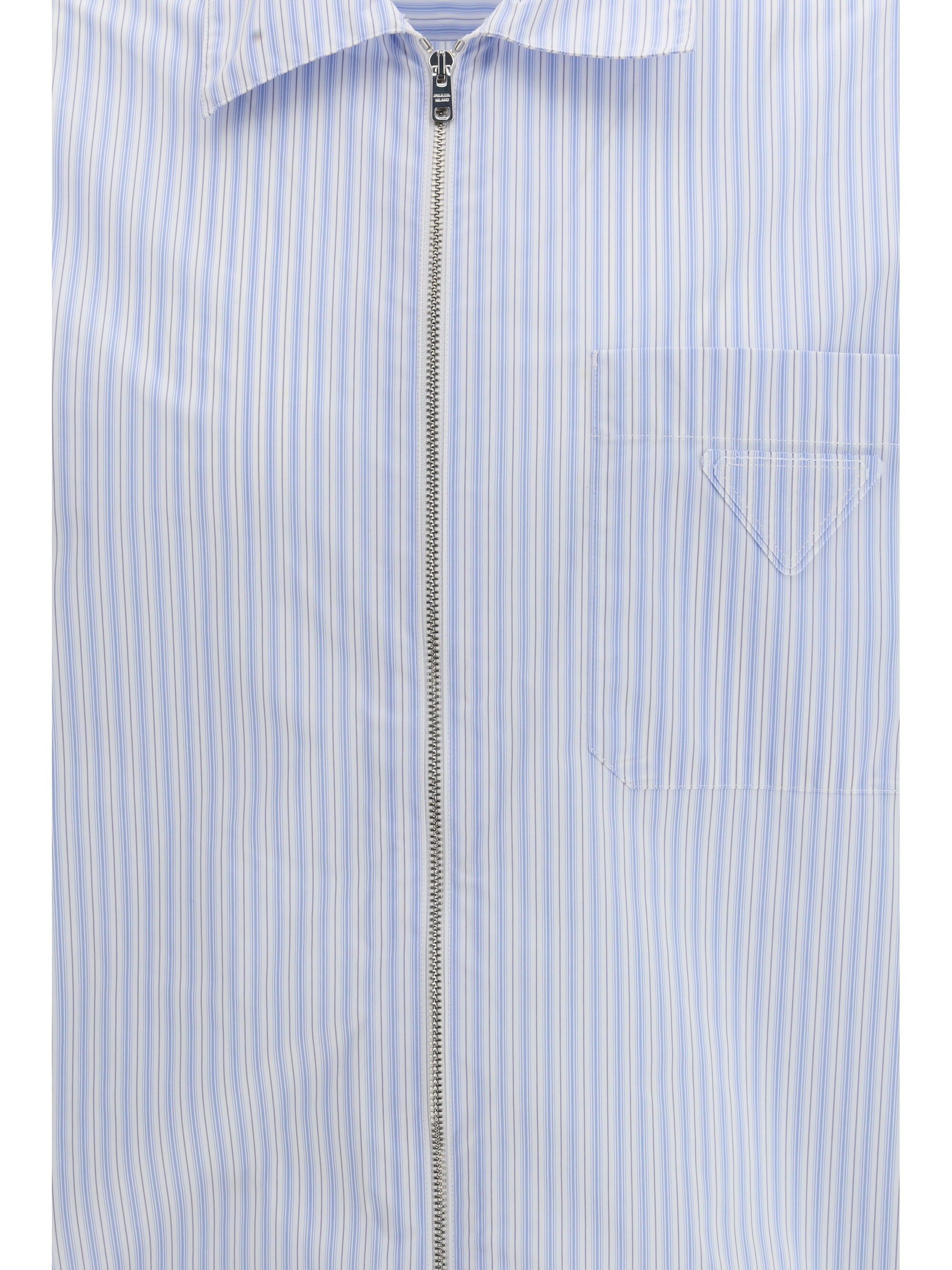Striped re-nylon Shirt