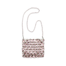 Crystal mesh Pouch