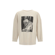 Angry fan mail oversized graphic Sweatshirt