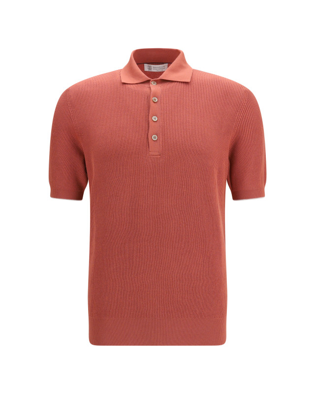 Short-sleeve Polo with buttons