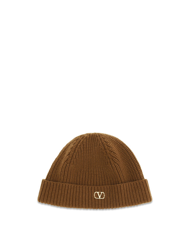 VLogo Beanie in cashmere