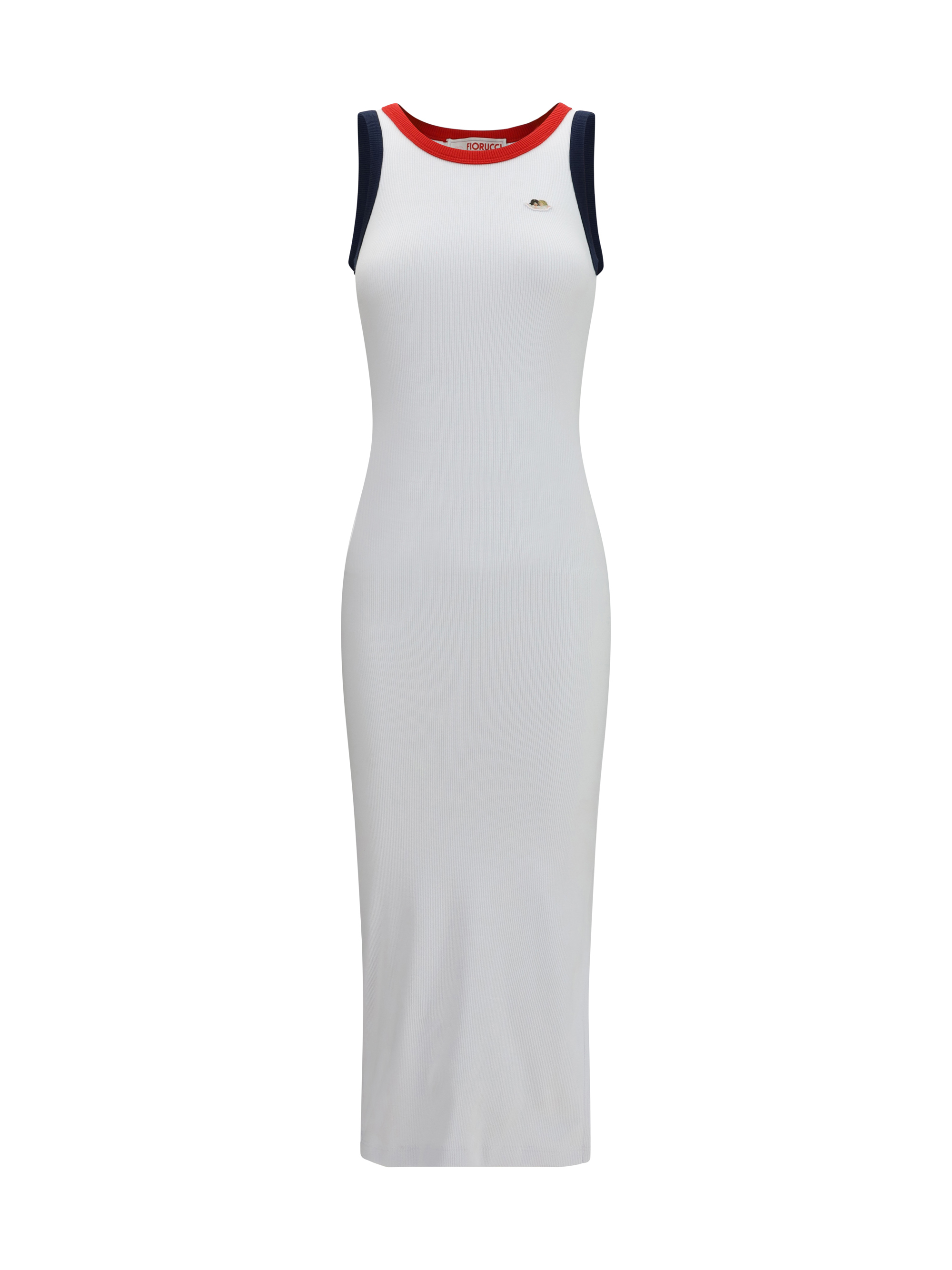 Midi Dress in ribbed cotton