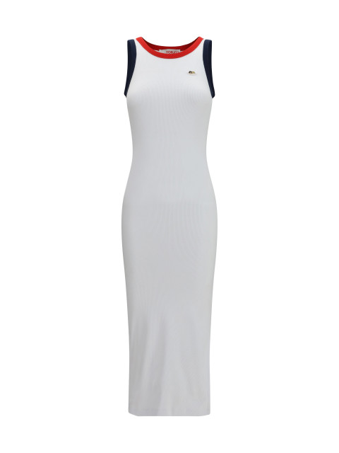 Midi Dress in ribbed cotton