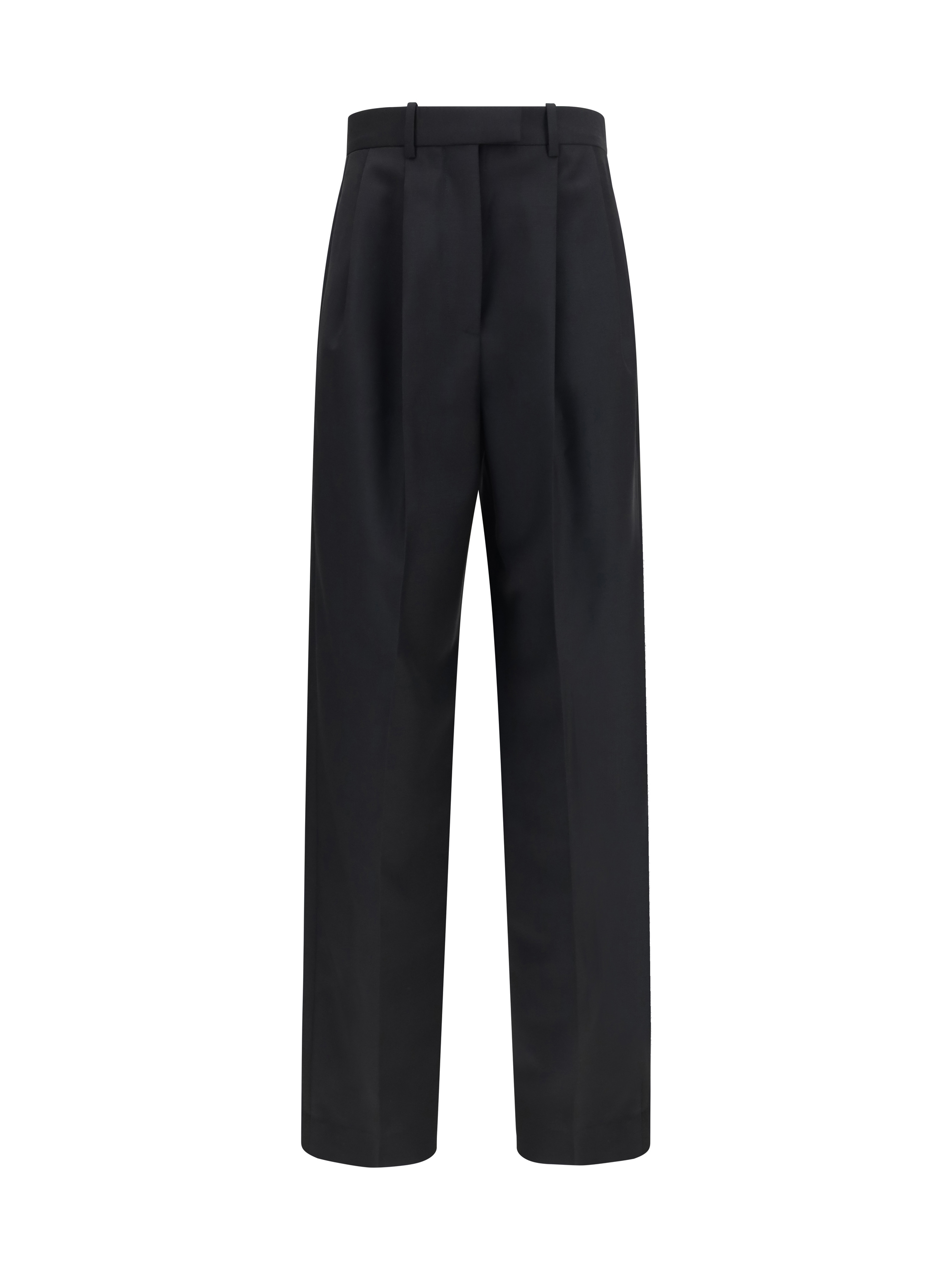 Double-pleat Pants in wool and mohair
