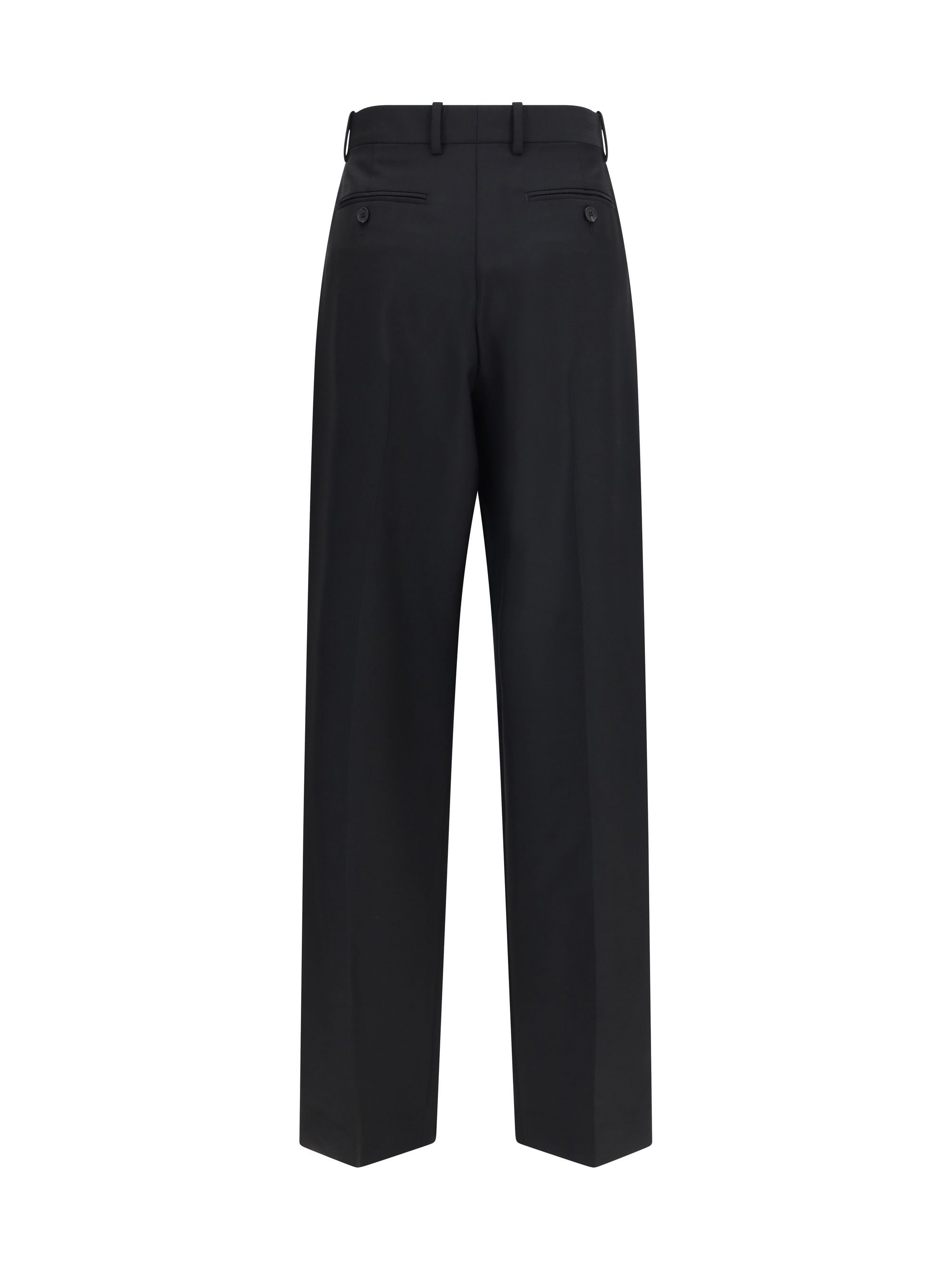 Double-pleat Pants in wool and mohair