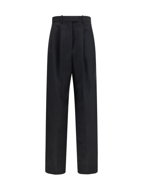 Double-pleat Pants in wool and mohair