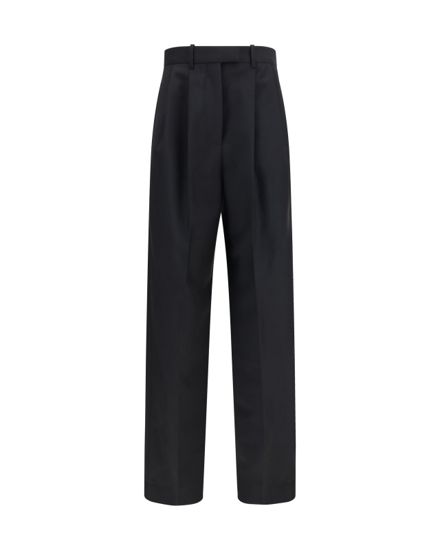 Double-pleat Pants in wool and mohair