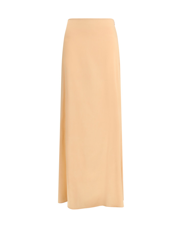 Classic long silk Skirt