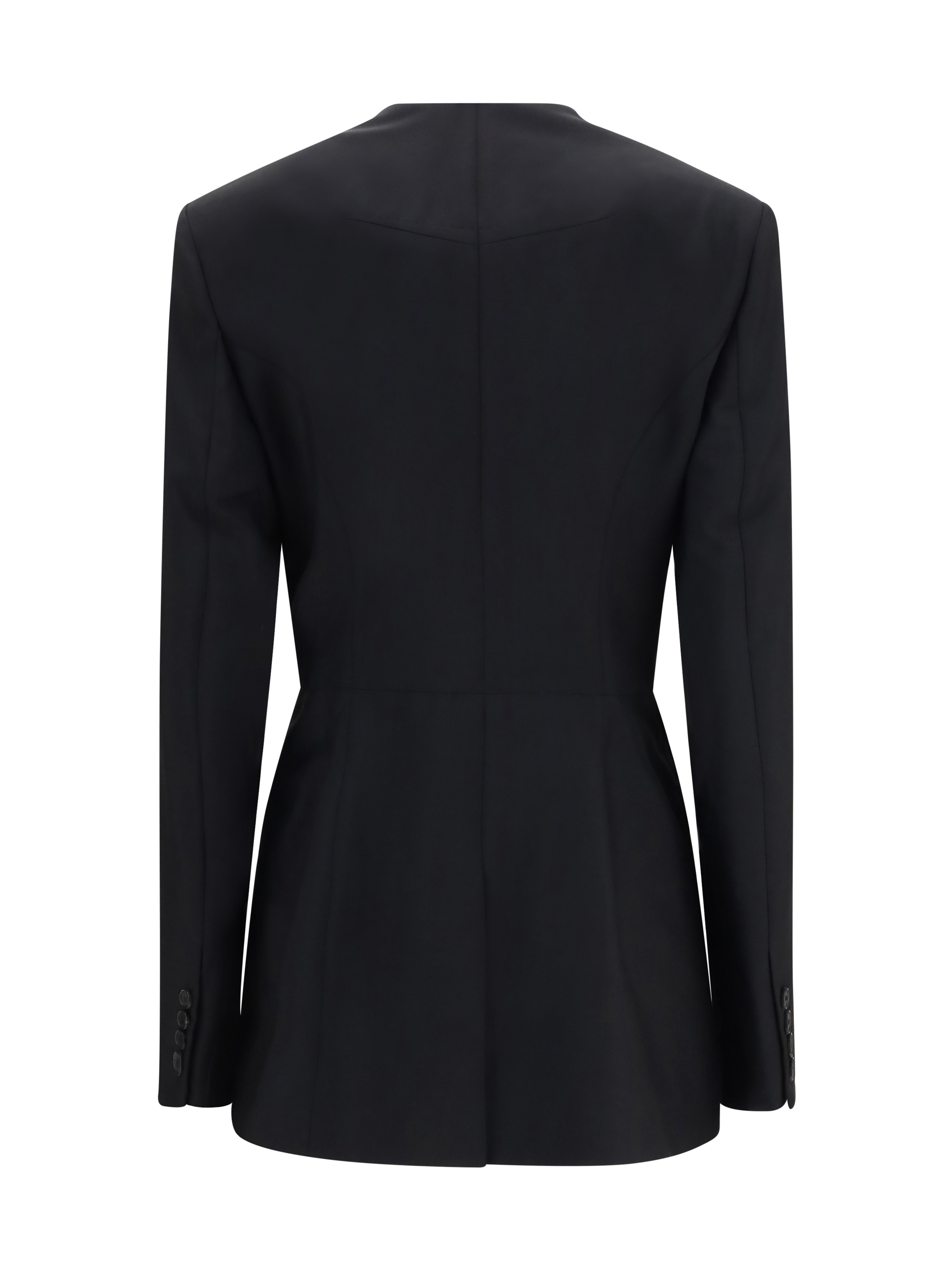 Cut-out double-breasted Blazer